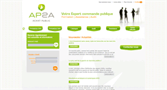 Desktop Screenshot of ap2a.fr